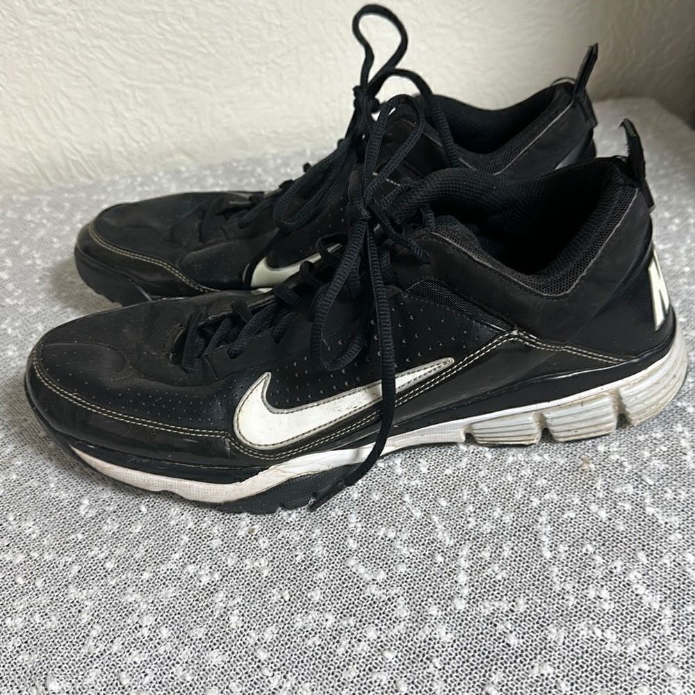 Nike Mens Air Elite Pre Game 414821-011 Black Running Shoes Sneakers Men's Sz 10